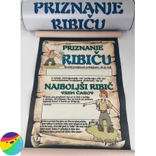 Priznanje v tulcu za ribiča